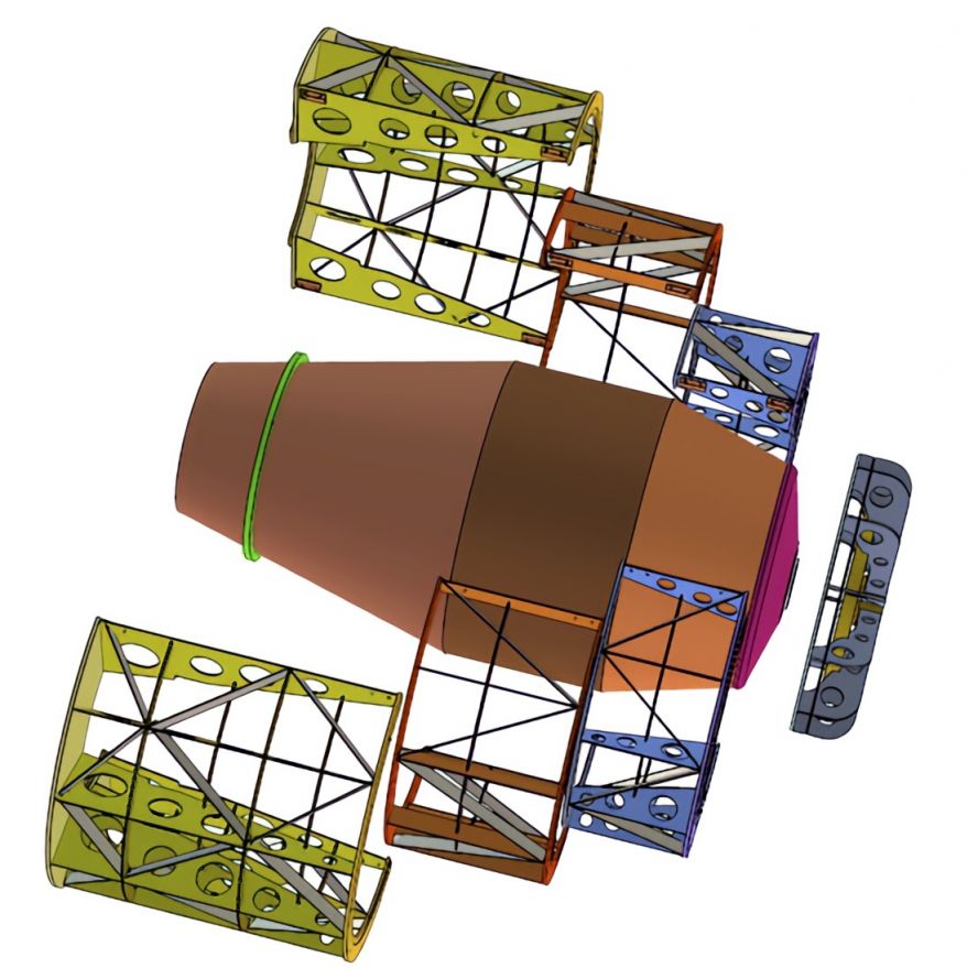 封頭胎膜、前錐胎膜、中節(jié)胎膜、后錐胎膜